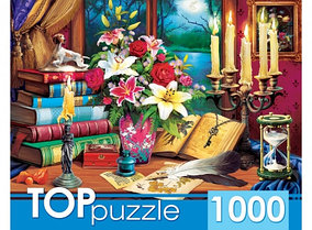 TOPpuzzle. ПАЗЛЫ 1000 элементов. ХТП1000-2173 Загадочный натюрморт