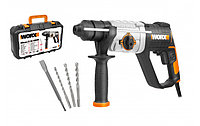 Перфоратор WORX WX339, 800Вт, 2,5 Дж, 3 режима, SDS+, кейс