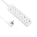 Удлинитель ЭТП 3м 4гн. с/з 10А/2,2кВт, ПВС 3*0,75 "POWERMAN" 77210