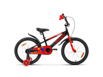 Детский велосипед AIST Pluto 18 2022 (черный/красный)
