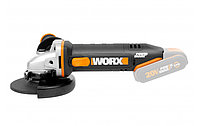 Углошлифовальная машина аккумуляторная WORX WX803.9, 20В, 125мм, без АКБ и ЗУ