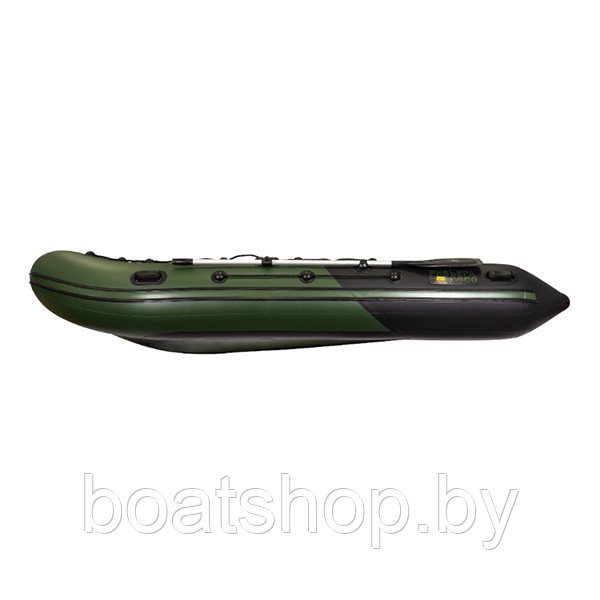 Надувная моторно-килевая лодка Ривьера Максима 3400 СК "Комби" зеленый/черный - фото 7 - id-p202746454