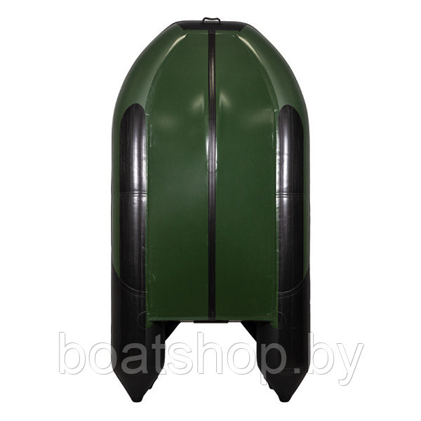 Надувная моторно-килевая лодка Ривьера Максима 3400 СК "Комби" зеленый/черный - фото 2 - id-p202746454