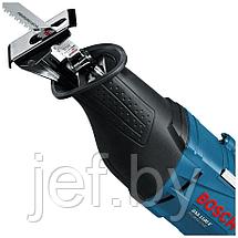 Сабельная пила GSA 1100 E + 2 пильных полотна 1100 Вт BOSCH 060164C800, фото 2