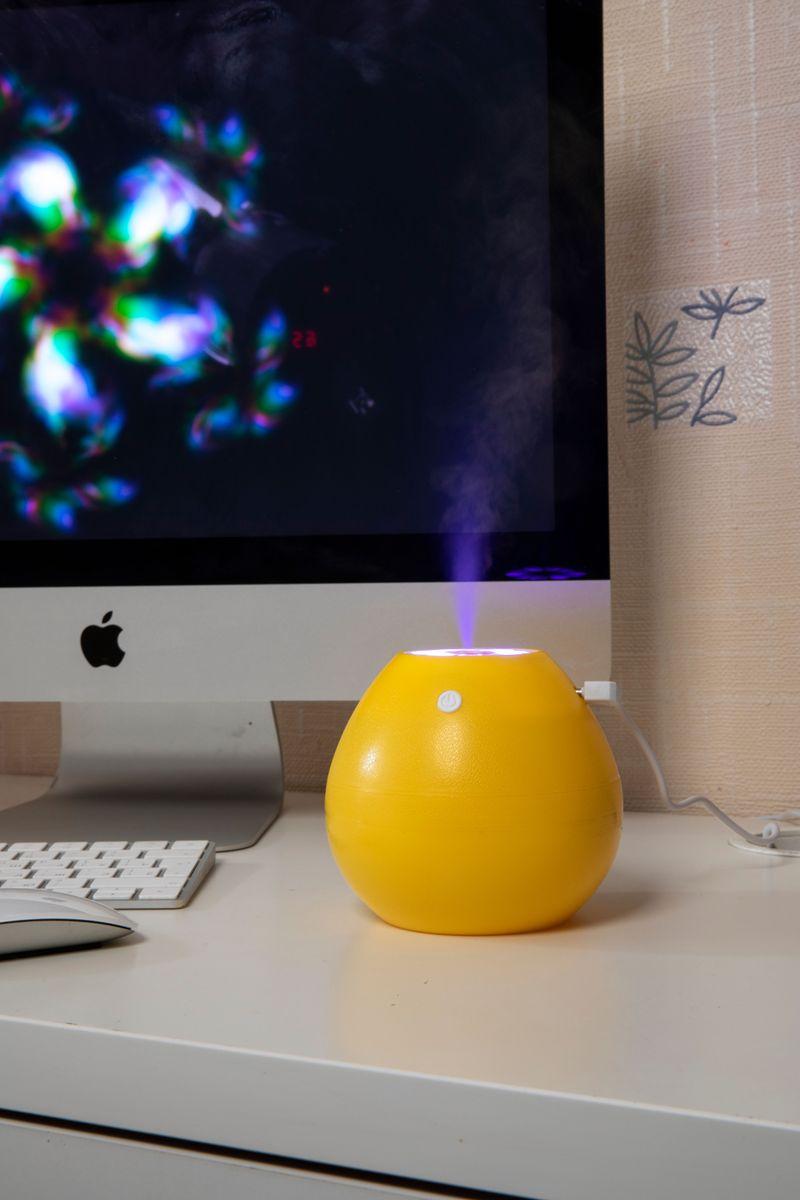 Увлажнитель воздуха ультразвуковой настольный «Грейпфрут», желтый - фото 6 - id-p202750140