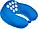 Подушка дорожная акупунктурная Нирвана синяя, классическая серия, фото 3