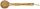 Щётка для сухого массажа из бамбука с щетиной кабана с ручкой 39 см, фото 2