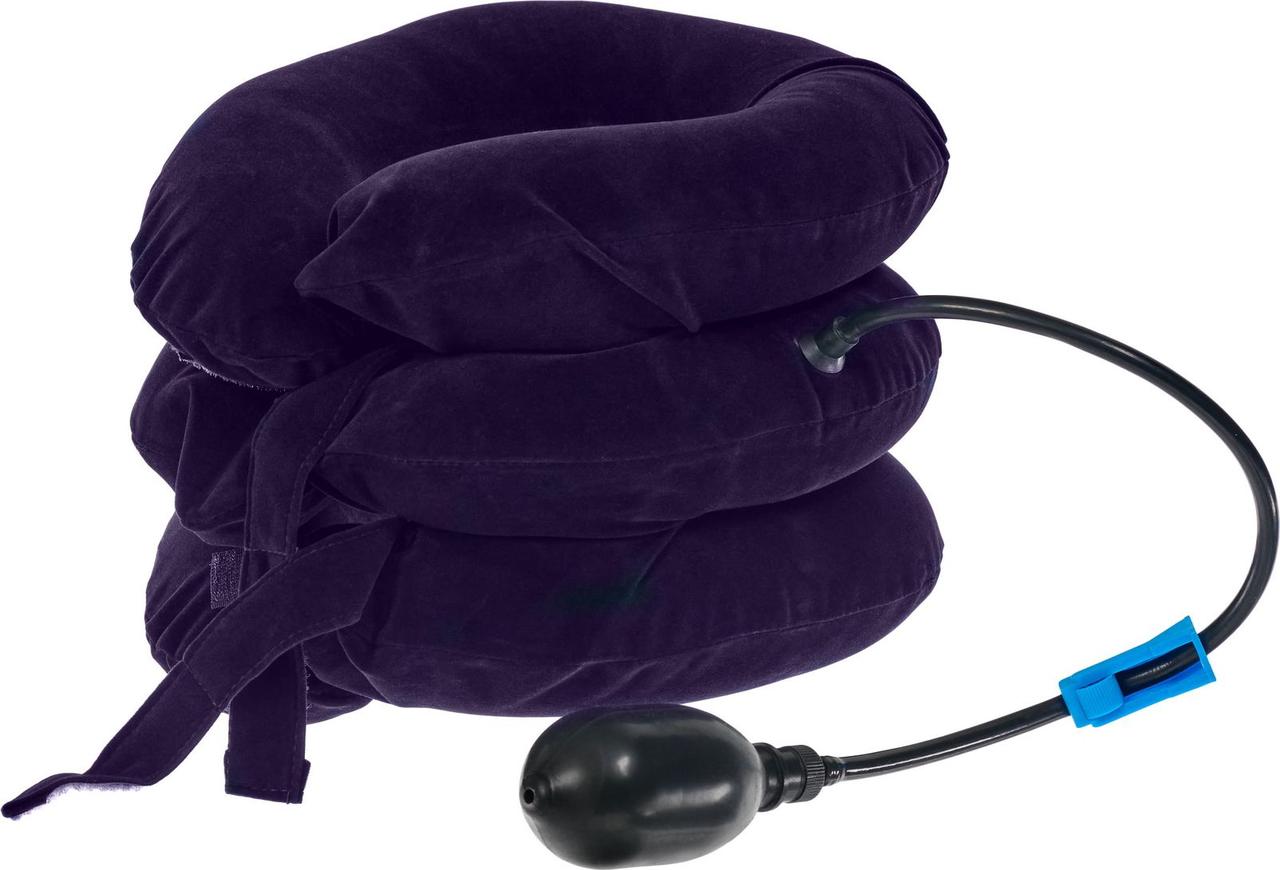 Воротник массажный надувной, фиолетовый, фото 1