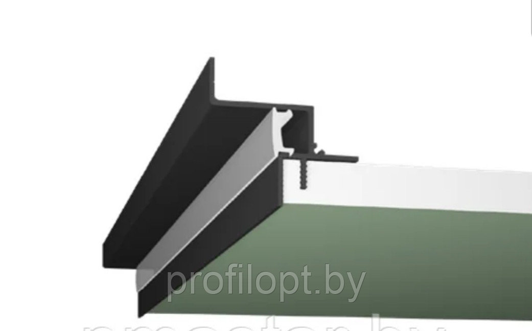 Теневой профиль для гипсокартонных потолков с подсветкой (рассеивателем) ПР-22 - фото 1 - id-p202750392