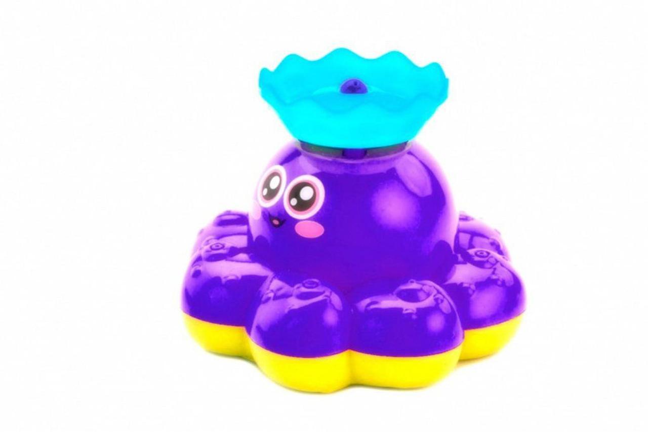 Игрушка детская для ванны «ФОНТАН-ОСЬМИНОЖКА» фиолетовый - фото 1 - id-p202750883