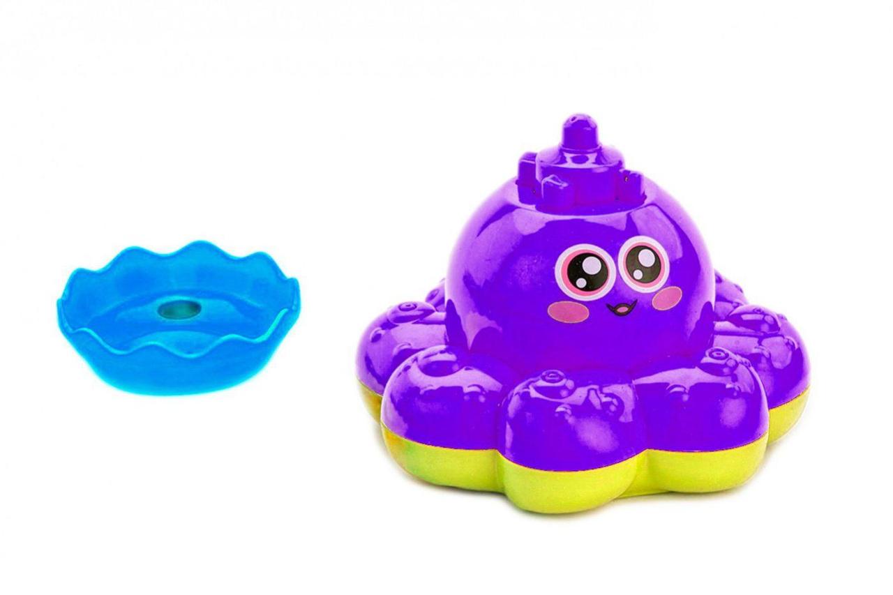 Игрушка детская для ванны «ФОНТАН-ОСЬМИНОЖКА» фиолетовый - фото 3 - id-p202750883