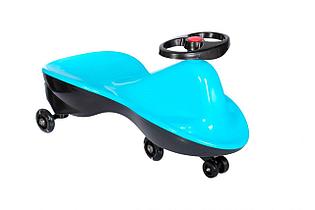 Машинка детская с полиуретановыми колесами 
«БИБИКАР СПОРТ» голубой