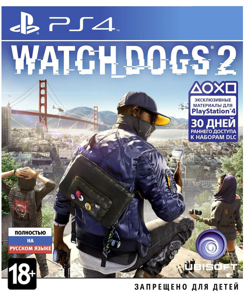 Игра PS4 Watch Dogs 2 | Watch Dogs 2 PlayStation 4 (Русская версия) - фото 1 - id-p202751257