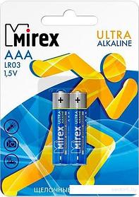 Батарейки Mirex Ultra Alkaline AAA 2 шт LR03-E2