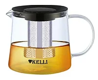 Чайник заварочный жаропрочное стекло 1000 мл KELLI KL-3097