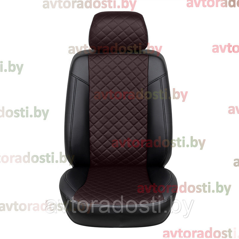 Чехлы на сиденья для Hyundai Creta (2021-) / Хендэ Крета (цветная вставка РОМБ) - фото 6 - id-p202753497