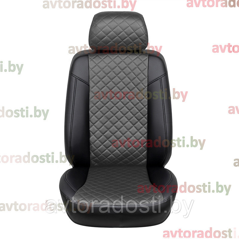 Чехлы на сиденья для Hyundai Creta (2021-) / Хендэ Крета (цветная вставка РОМБ) - фото 10 - id-p202753497
