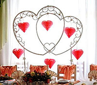 Арка -сердца свадебная декоративная