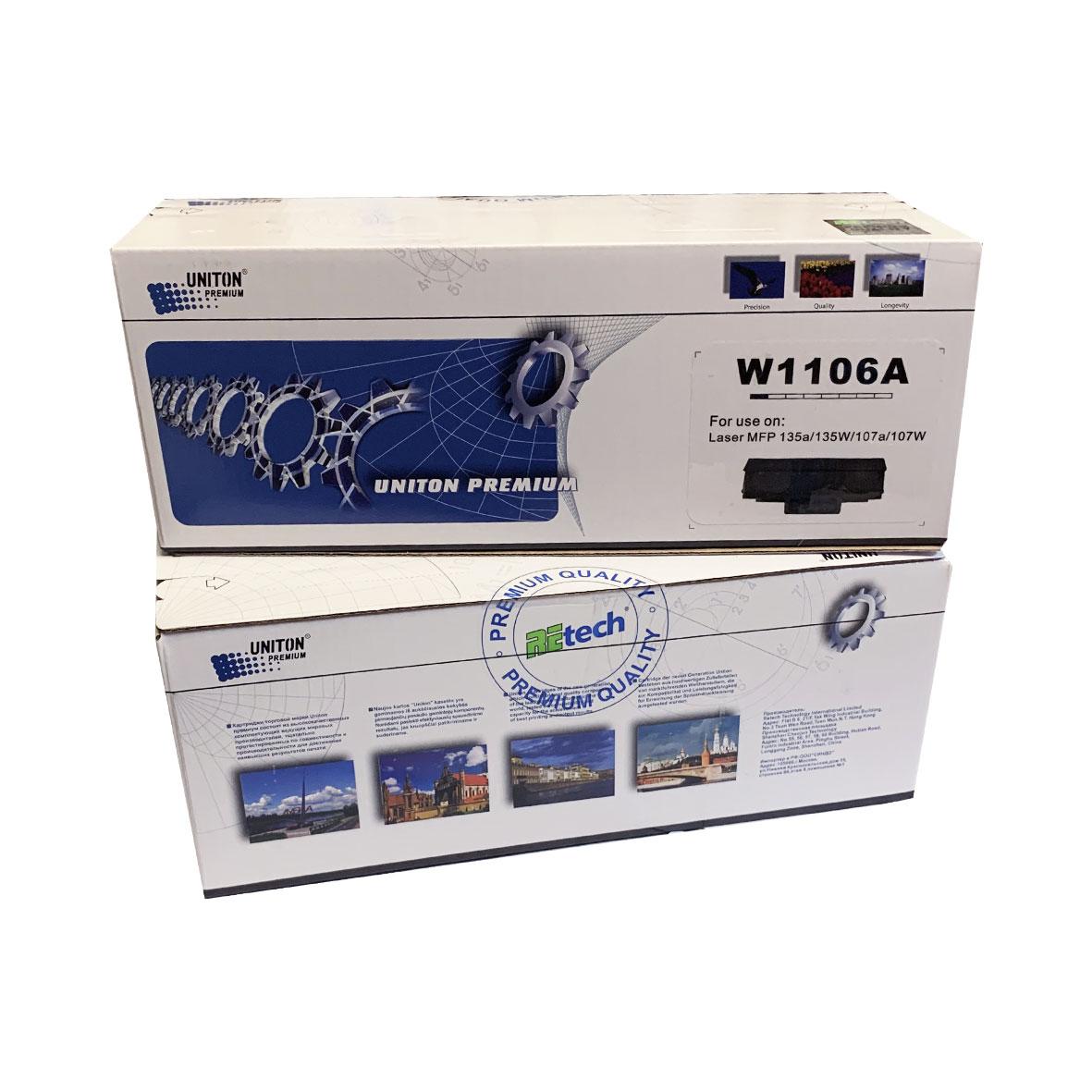 Картридж 106A/ W1106A (для HP Laser 107/ 135/ 137) UNITON Premium