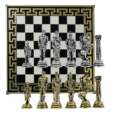 Шахматы сувенирные "Древний Рим" MN-302-BK-GS - фото 1 - id-p164517447