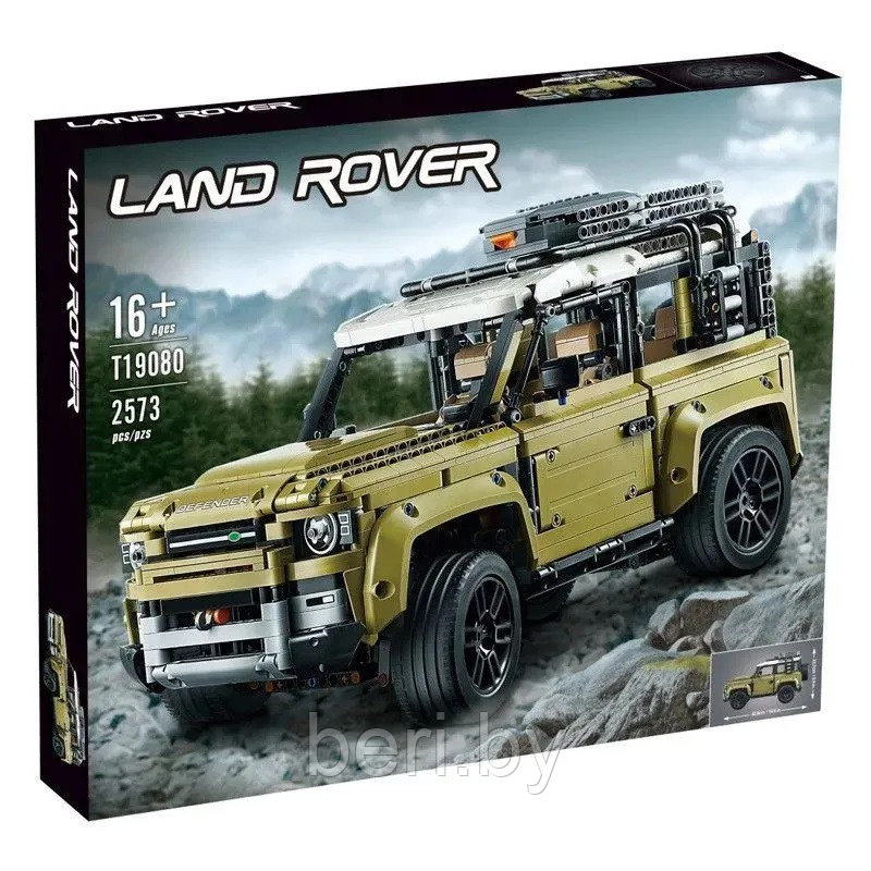 T19080 Конструктор Land Rover Defender серия Technic, 2573 деталей, Аналог LEGO 42110