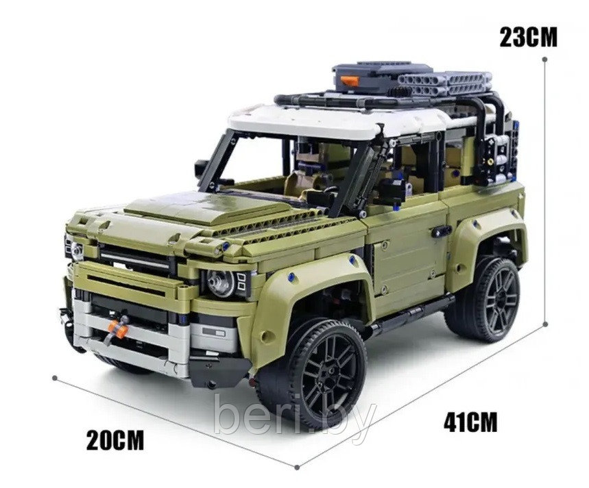 T19080 Конструктор Land Rover Defender серия Technic, 2573 деталей, Аналог LEGO 42110 - фото 8 - id-p134582930