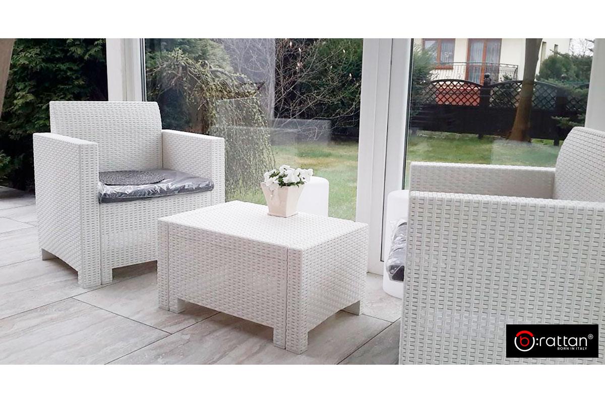 Комплект мебели NEBRASKA TERRACE Set, цвет белый - фото 2 - id-p202756341