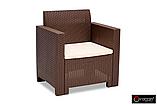 Комплект мебели NEBRASKA 2 Set (диван, 2 кресла и стол), венге, фото 5