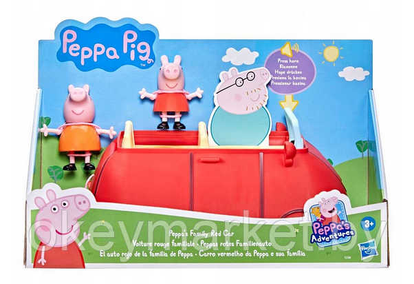 Игровой набор Peppa Pig Семейный автомобиль Свинки Пеппы F2184, фото 3