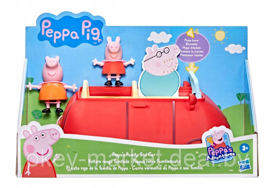 Игровой набор Peppa Pig Семейный автомобиль Свинки Пеппы F2184 - фото 3 - id-p81027662