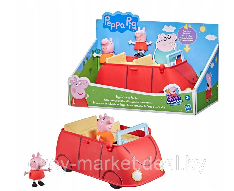 Игровой набор Peppa Pig Семейный автомобиль Свинки Пеппы F2184 - фото 5 - id-p81027662