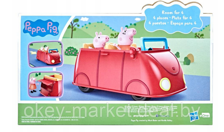 Игровой набор Peppa Pig Семейный автомобиль Свинки Пеппы F2184 - фото 6 - id-p81027662