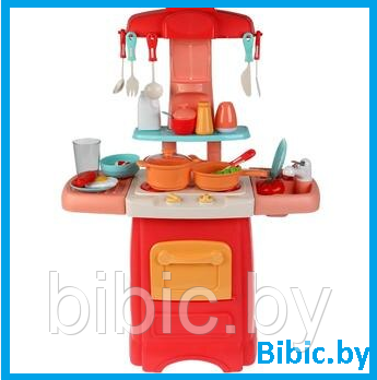Детский игровой набор Кухня 889-178 игрушечная с водой, светом, звуком, 29 предметов, игрушка для девочек