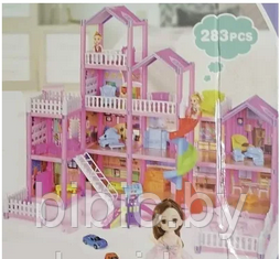 Домик для кукол Лол Lol, игровой кукольный набор для девочек, игрушечный дом куклы DSJ 589-8