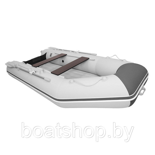 Надувная моторная лодка Аква 3200 НДНД светло-серый/графит - фото 4 - id-p202759678