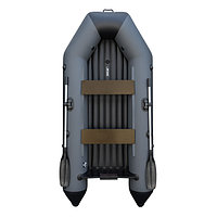 Надувная моторная лодка Аква 2800 НДНД графит/черный