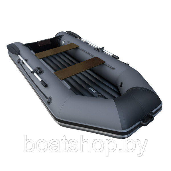 Надувная моторная лодка Аква 2800 НДНД графит/черный - фото 4 - id-p202760321