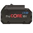 Комплект аккумулятор 18.0 в procore18 V 2 шт + зарядное устройство GAL 18v-160 C BOSCH 1600A016GP, фото 3