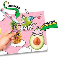 Книга с многоразовыми наклейками БУКВА-ЛЕНД Милашки из вкусняшки