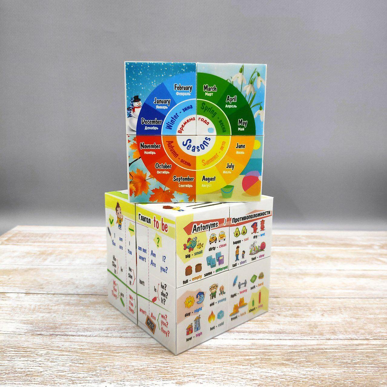Игровое пособие - трансформер для начальной школы "Умный Кубик" (английский язык) - фото 3 - id-p202764949