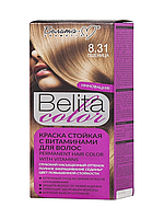 Краска стойкая с витаминами для волос "Belita сolor" № 8.31 Пшеница