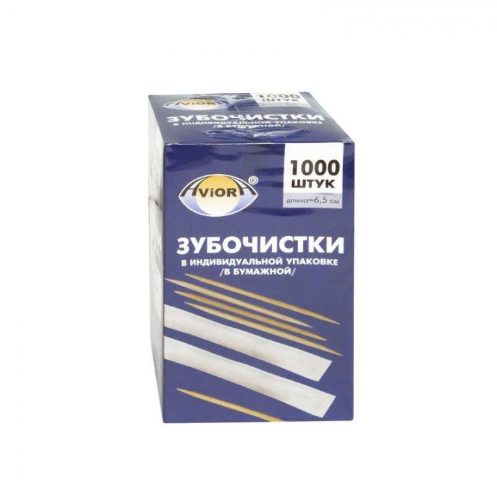  бамбуковые Aviora в инд.бум. упаковке (1упак.х1000шт.) (1/30)