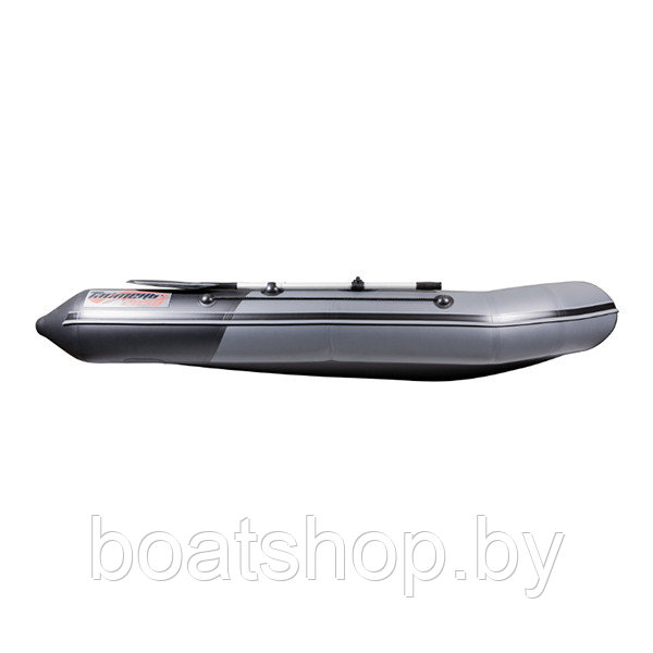 Надувная моторно-килевая лодка Таймень NX 2850 Слань-книжка киль "Комби" графит/черный - фото 7 - id-p202771767
