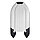 Надувная моторно-килевая лодка Таймень NX 2800 НДНД "Комби" светло-серый/черный, фото 2