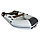 Надувная моторно-килевая лодка Таймень NX 2800 НДНД "Комби" светло-серый/черный, фото 4
