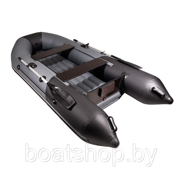 Надувная моторно-килевая лодка Таймень NX 2900 НДНД "Комби" графит/черный - фото 3 - id-p202771780