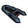 Надувная моторно-килевая лодка Таймень NX 3200 Слань-книжка киль "Комби" графит/черный, фото 3