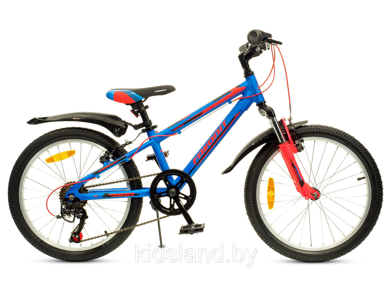 Детский велосипед Favorit MATEO 20'' (сине-розовый) - фото 1 - id-p202787952