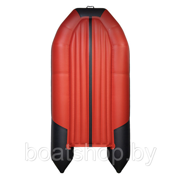 Надувная моторно-килевая лодка Таймень NX 3400 НДНД PRO красный/черный - фото 2 - id-p202794543