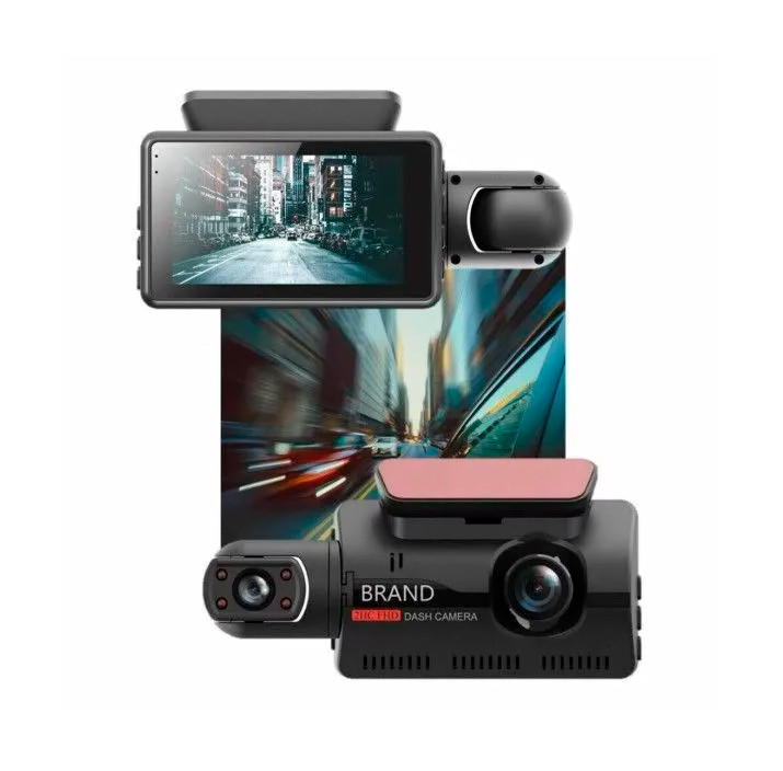 Видеорегистратор 2 камеры Vehicle BlackBOX DVR A68 Dual Lens Full HD 1080 + камера заднего вида в подарок - фото 4 - id-p202811936